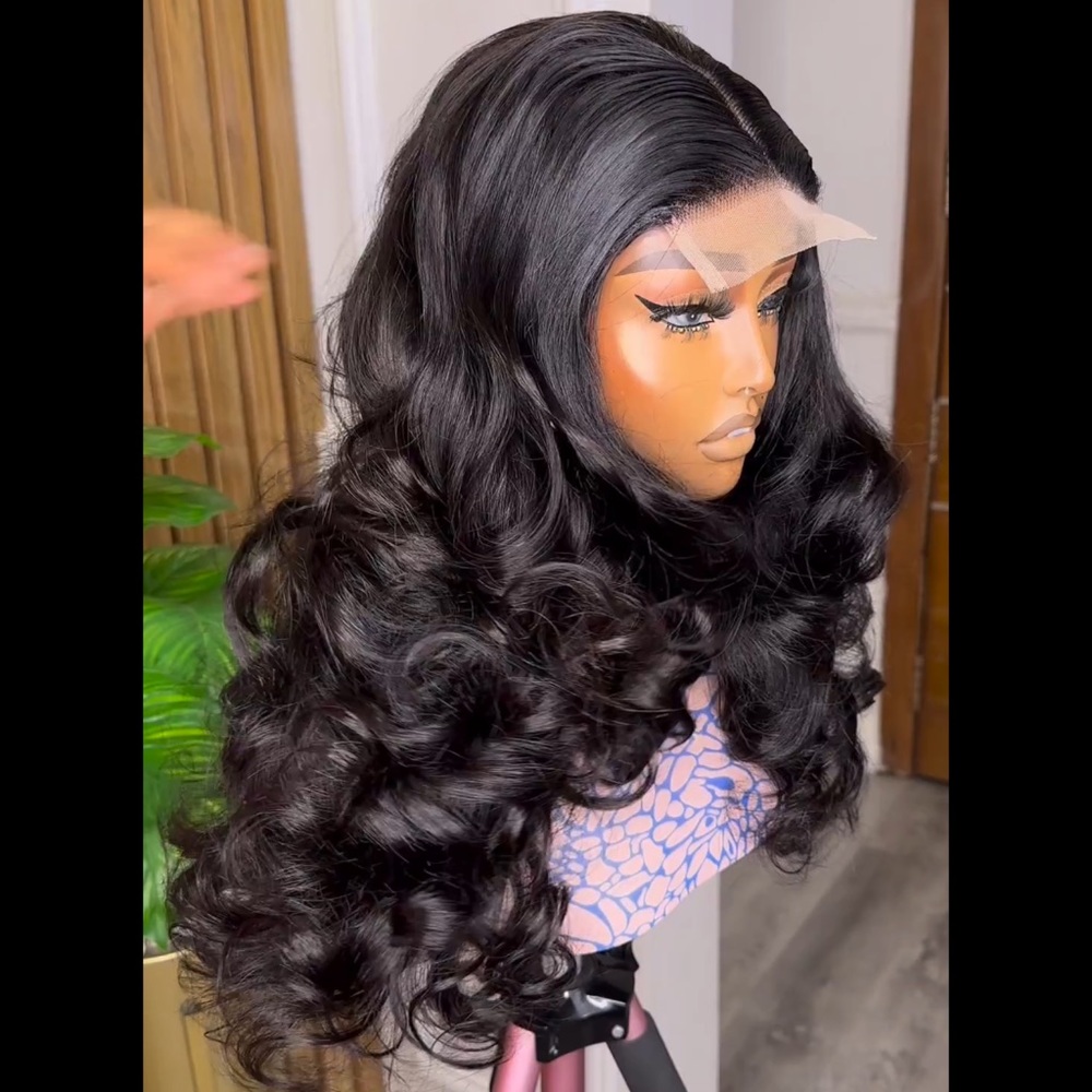 Luxury j bouncy sdd human hair closure wig